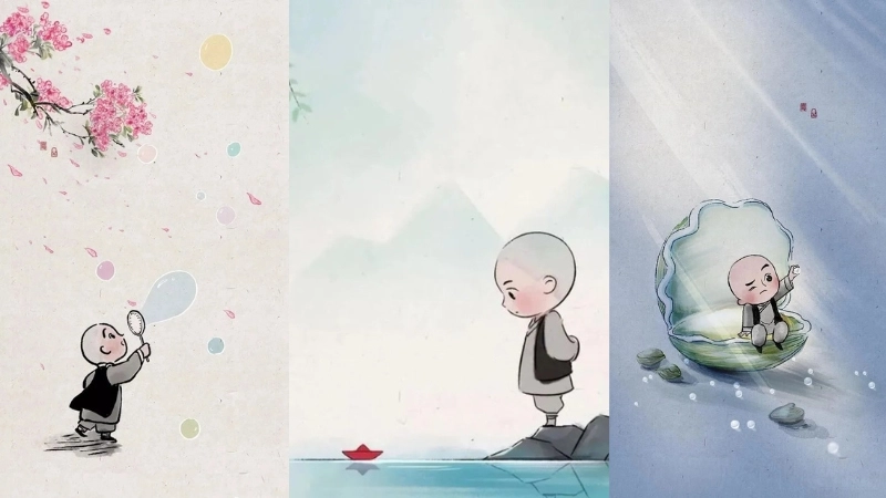  Tuyển chọn ảnh avatar chú tiểu cute dành cho mạng xã hội 