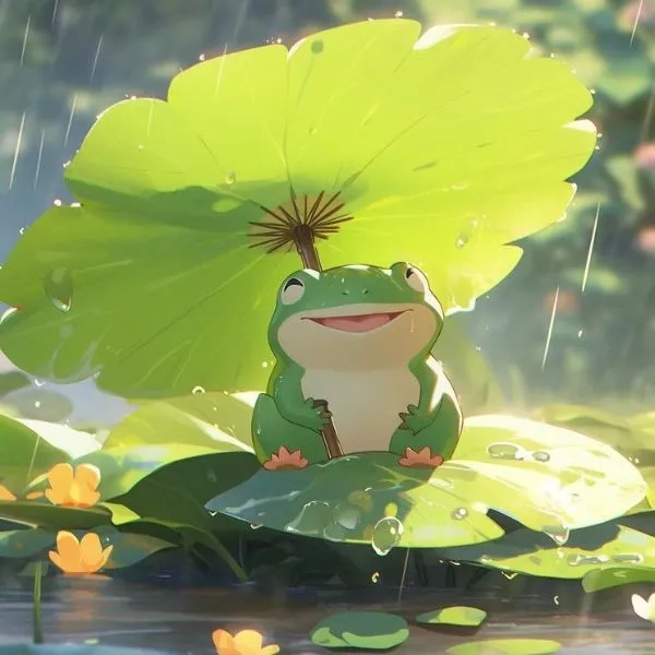 Nhanh tay tải hình ảnh con ếch cute