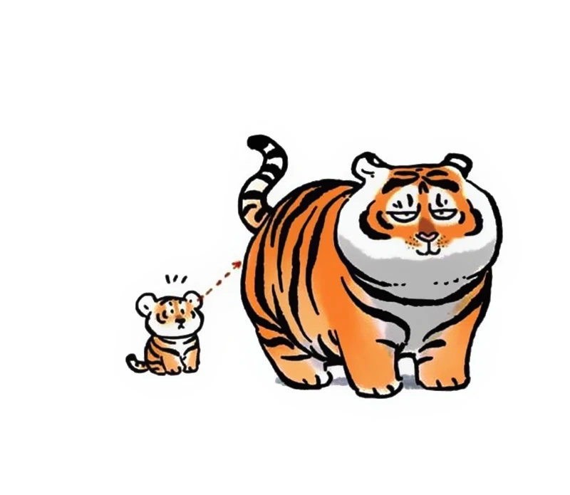 Bộ hình nền cute con hổ siêu hot