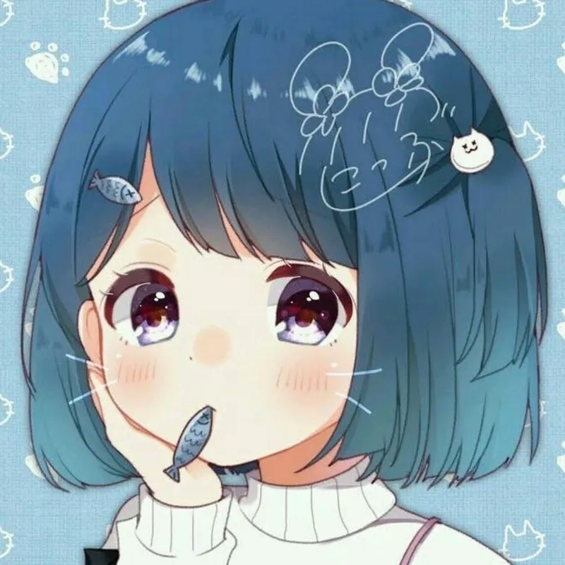 Khám phá avatar anime chibi nữ siêu dễ thương