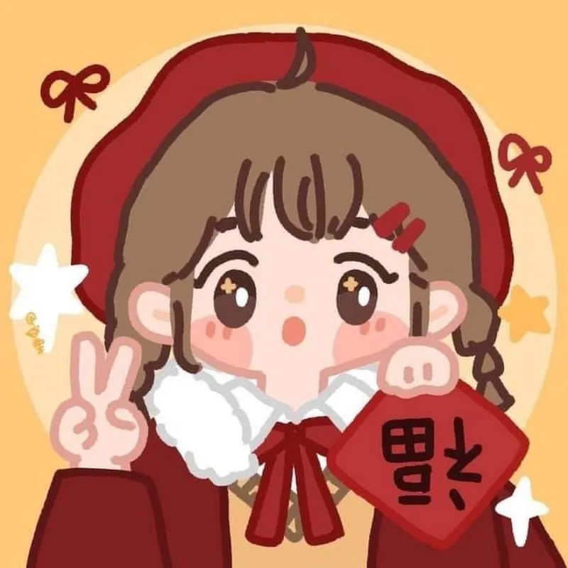 Thay đổi diện mạo bằng avatar năm mới cute đón Tết