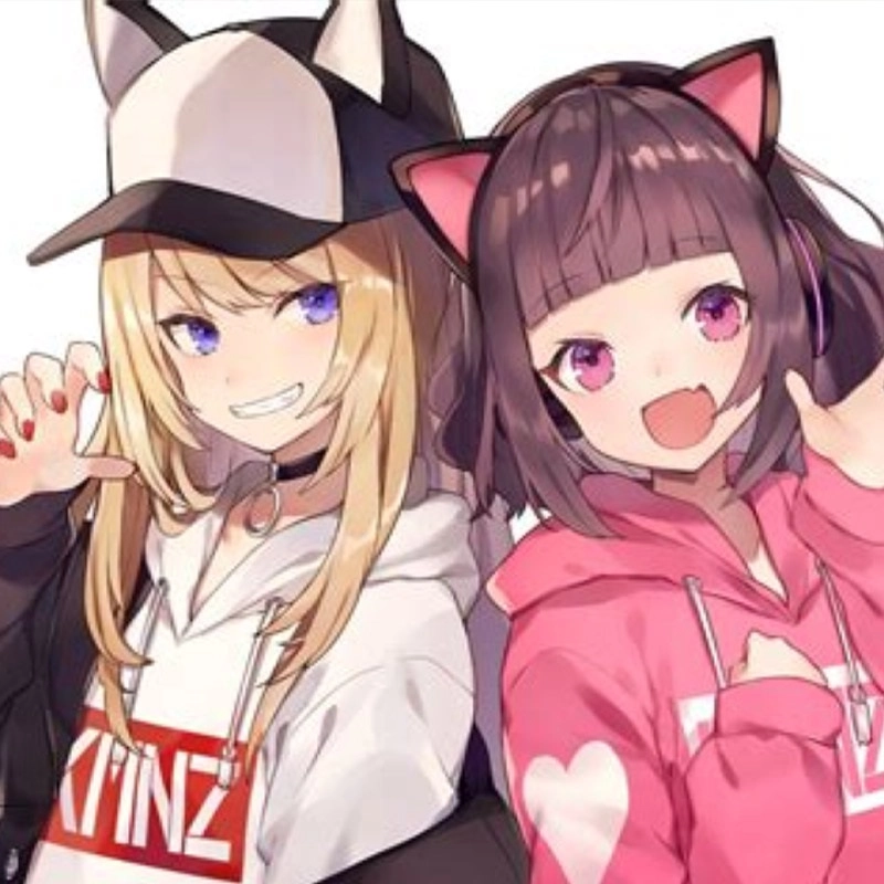 Tham khảo ảnh avatar đôi ngộ nghĩnh anime chibi girl cute dễ vẽ đẹp