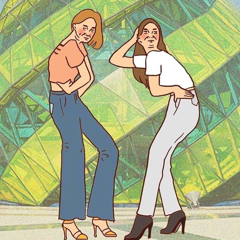 Tải về avatar đôi ngộ nghĩnh anime chibi girl cute dễ vẽ dễ thương