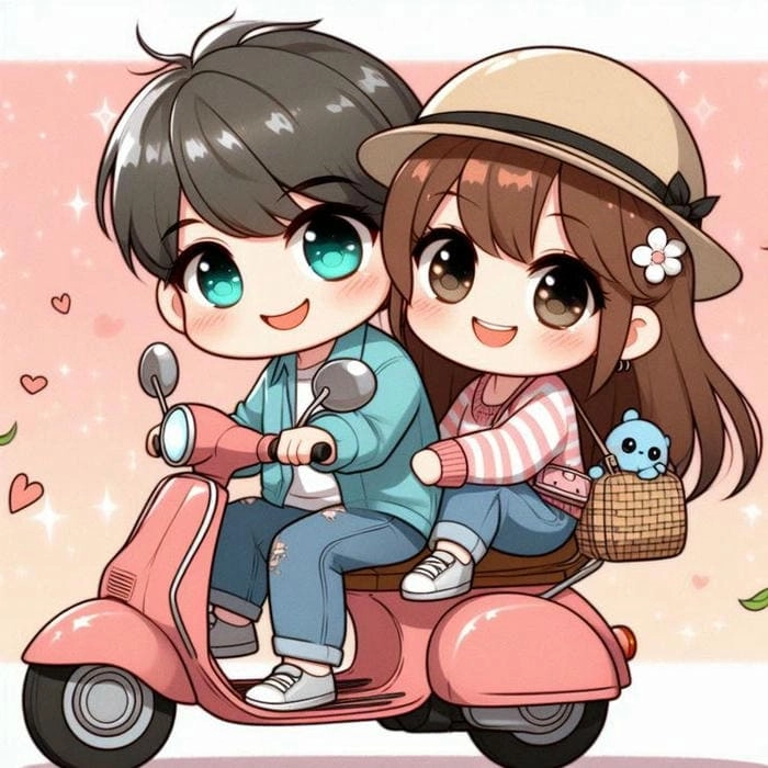 Tổng hợp chibi ảnh avatar đôi bff cute dễ thương