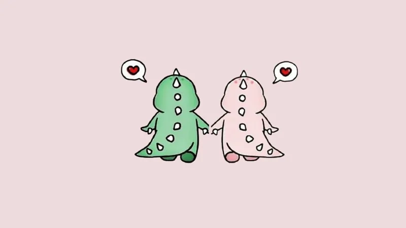 Sở hữu ảnh đại diện cute khủng long dễ thương