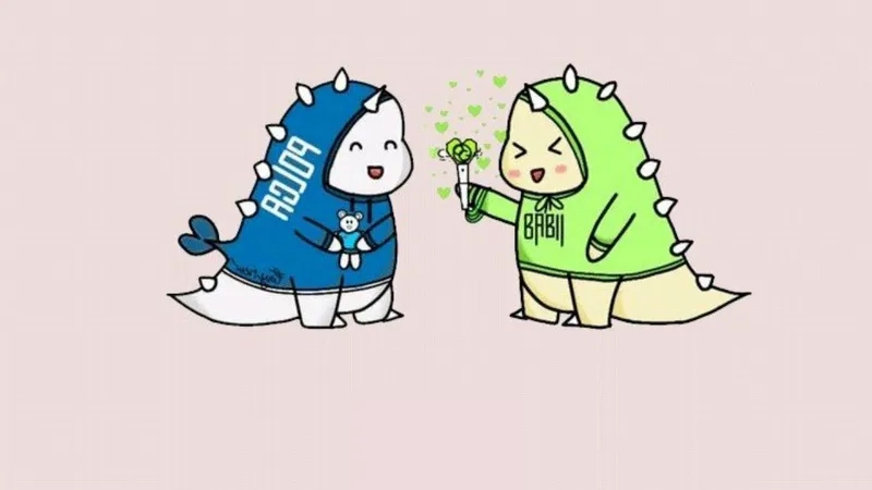 Chiêm ngưỡng hình nền khủng log xanh cute ấn tượng