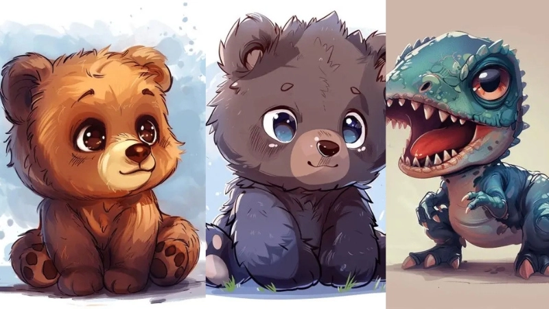  Tổng hợp ảnh avatar gấu chibi cute khiến bạn tan chảy 