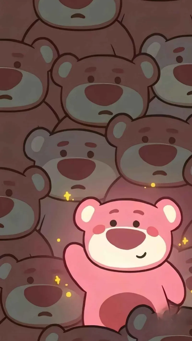Tìm hình nền đẹp gấu dâu dễ thương