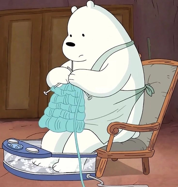 Tải avatar gấu trắng cute cực đáng yêu