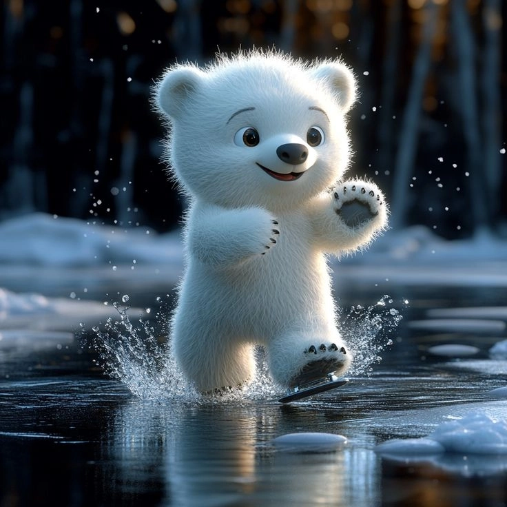 Chiêm ngưỡng ảnh gấu trắng đẹp nhất