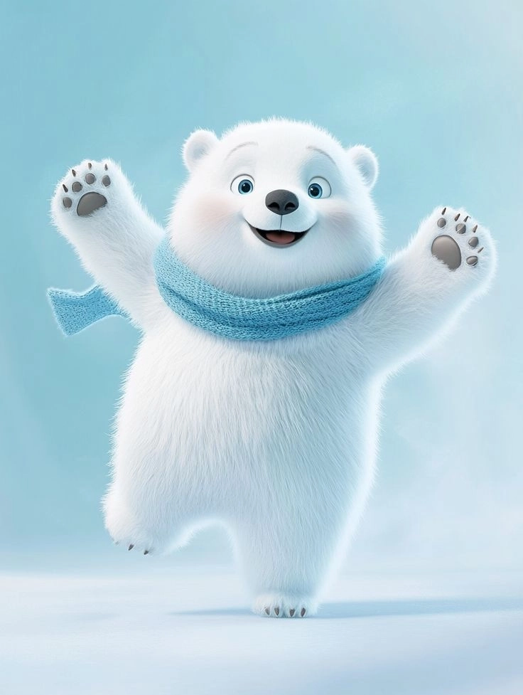 Tìm kiếm hình ảnh chú gấu trắng siêu dễ thương