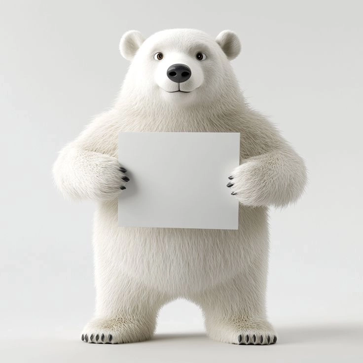 Ngắm hình ảnh con gấu trắng cực cute