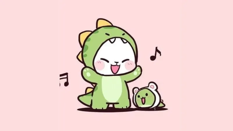 Sở hữu avatar đẹp khủng long đáng yêu