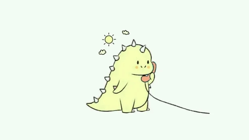 Cập nhật hình nền điện thoại khủng long cute cực hot