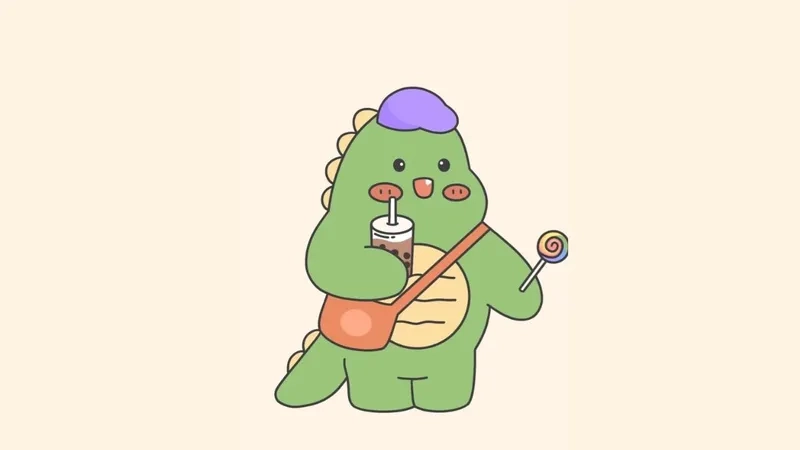 Chiêm ngưỡng hình nền máy tính khủng long cute siêu đẹp