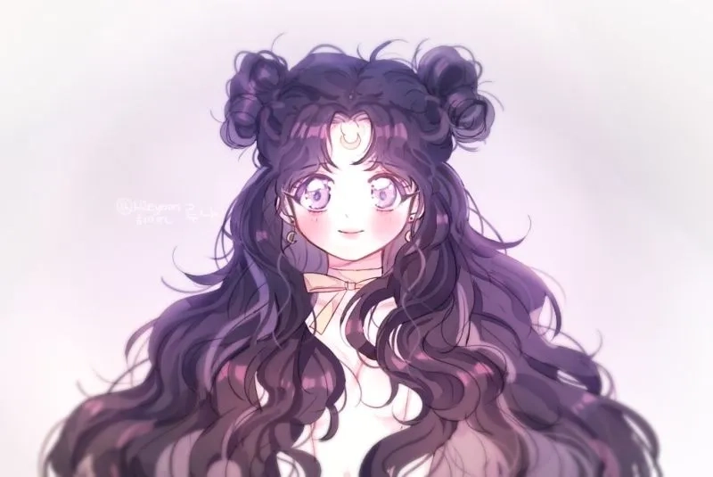 Khám phá avatar nữ màu tím xinh xắn dễ thương