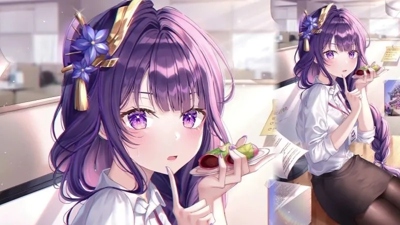 Tải ngay avatar màu tím buồn đầy tâm trạng