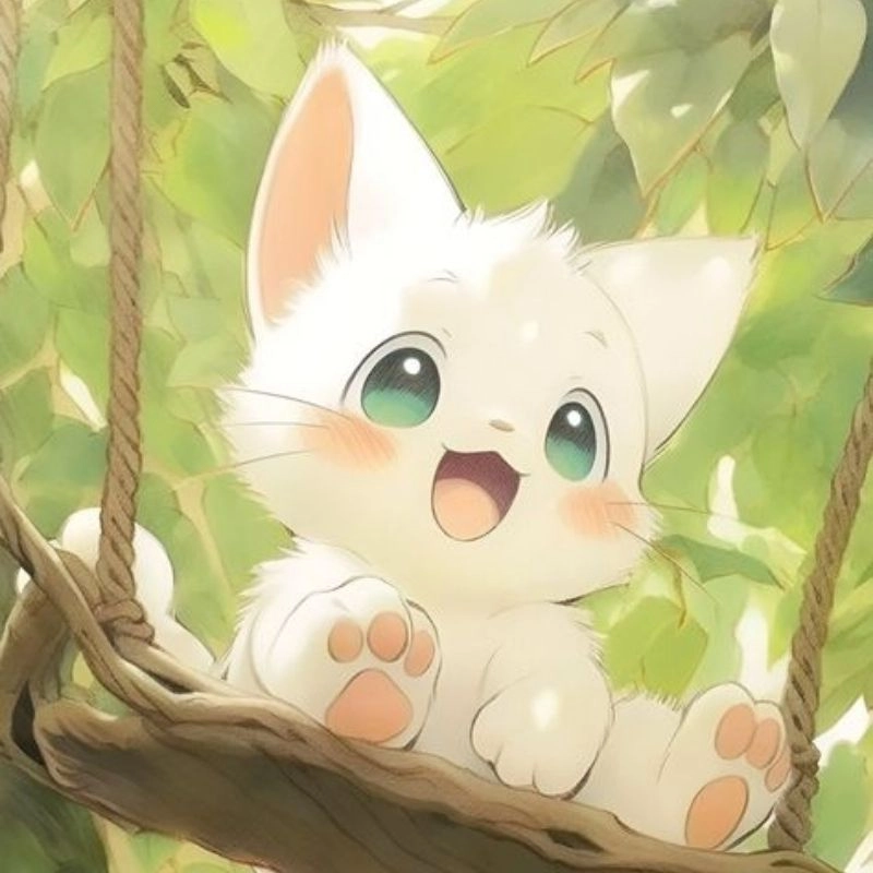 Chọn ngay mèo chibi avatar cute cho bạn