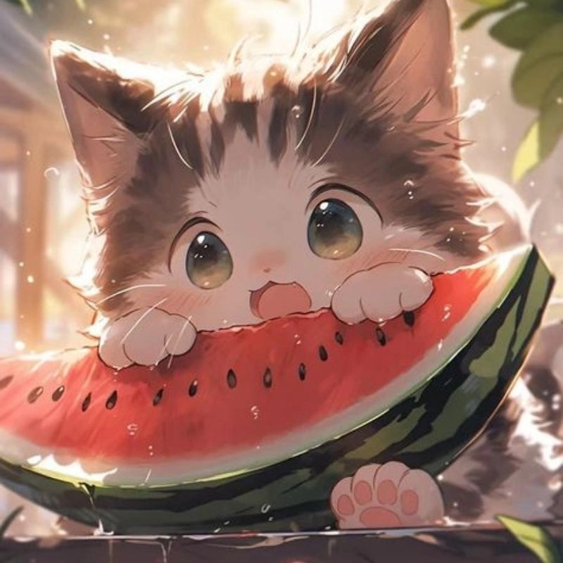 Xem ngay avatar cute chibi mèo chibi mập