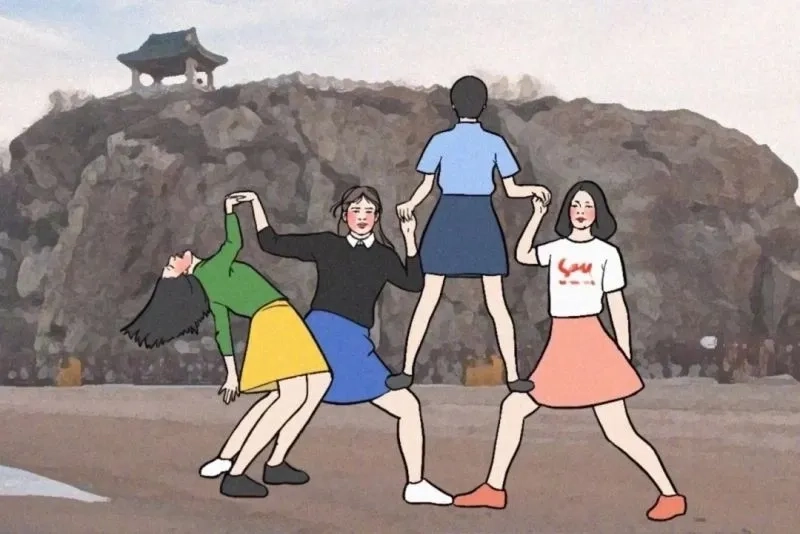 Tải ngay avatar nhóm 4 người cute dễ thương nhất