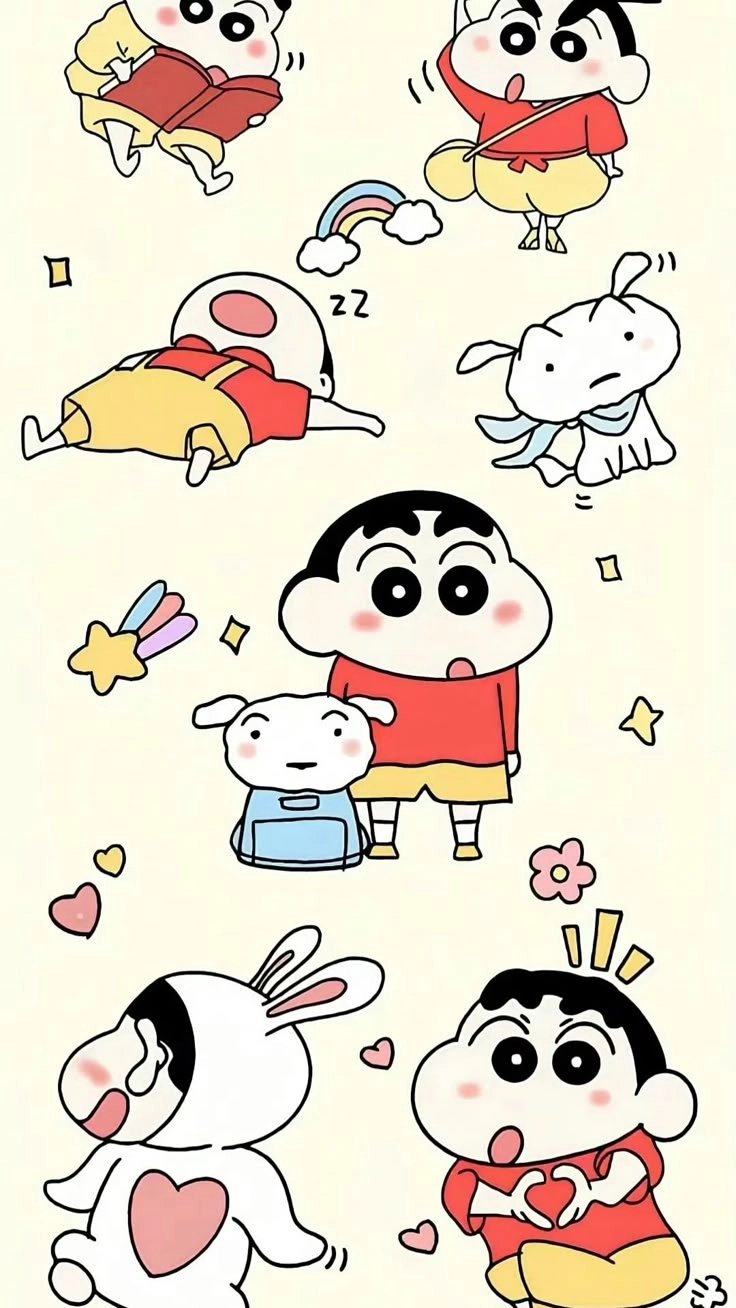 Chiêm ngưỡng hình ảnh shin cậu bé bút chì cute cực hot