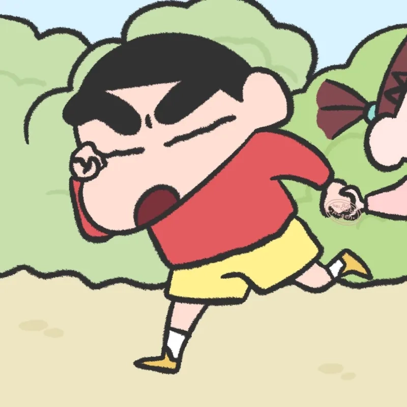 Ngọt ngào với hình nền shin cậu bé bút chì dễ thương