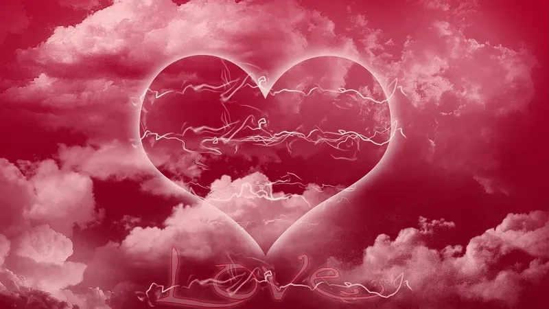 Tải ngay ảnh nền hồng trái tim đẹp nhất