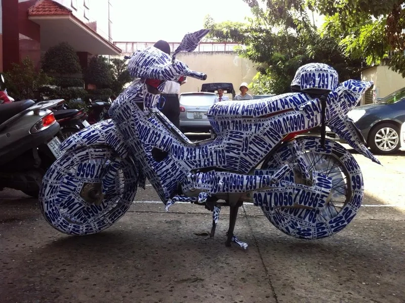 Ngắm nhìn wave 110 trắng kiểng nổi bật