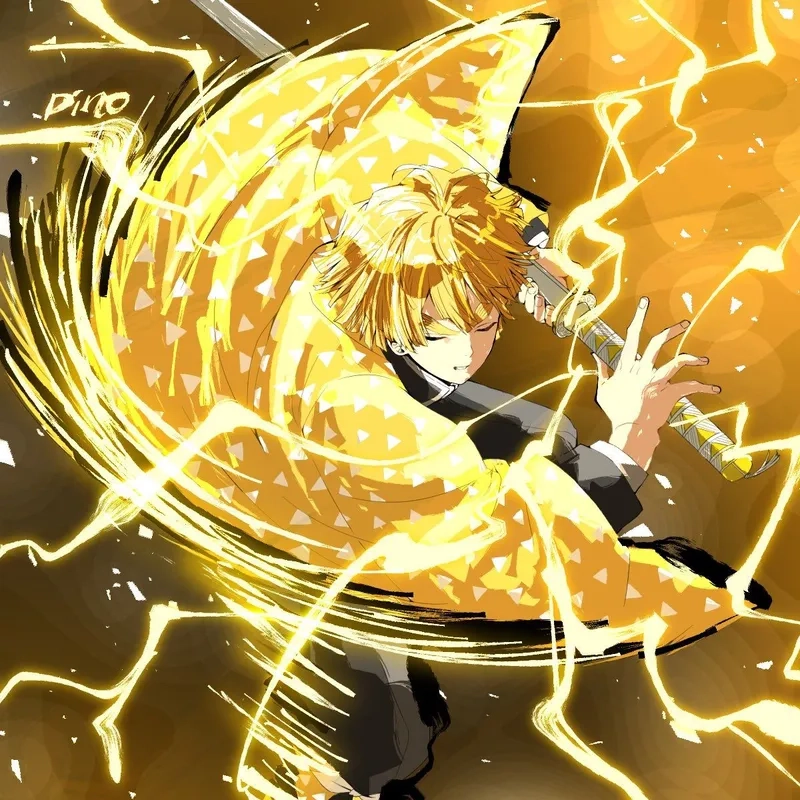 Chia sẻ ảnh zenitsu ngầu đậm chất