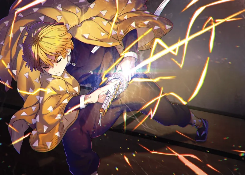 Chiêm ngưỡng hình nền zenitsu 4k cực nét