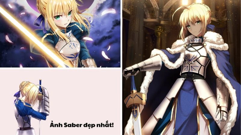  Ảnh Saber vừa mạnh mẽ vừa duyên dáng gây thương nhớ 