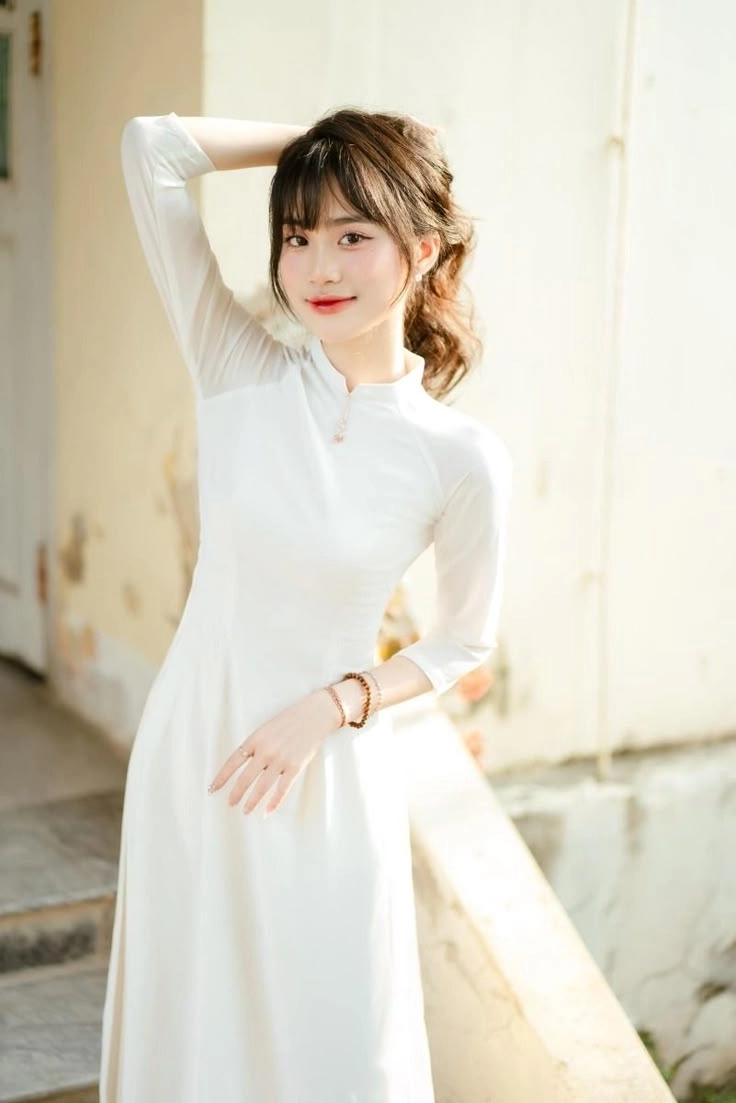 Chiêm ngưỡng ảnh nữ sinh áo dài trắng nhẹ nhàng