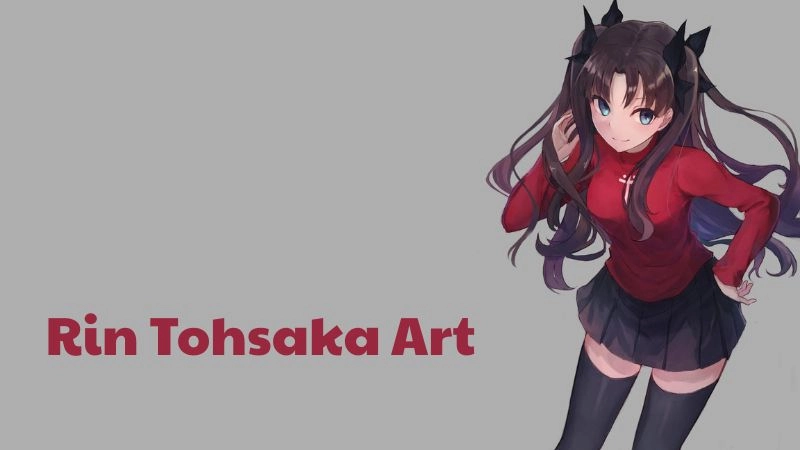 Tohsaka nổi bật với trí tuệ và vẻ đẹp kiêu sa