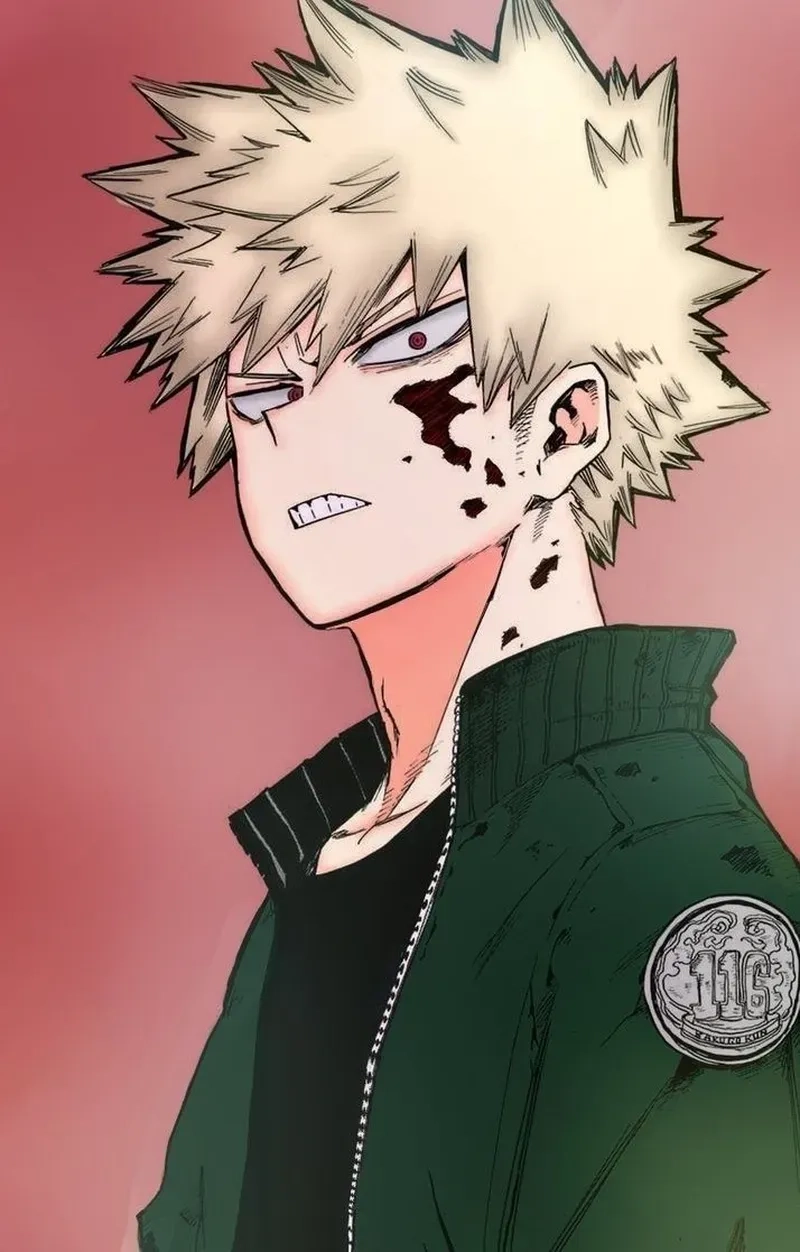 Bakugou Katsuki fanart tái hiện biểu cảm cực cháy