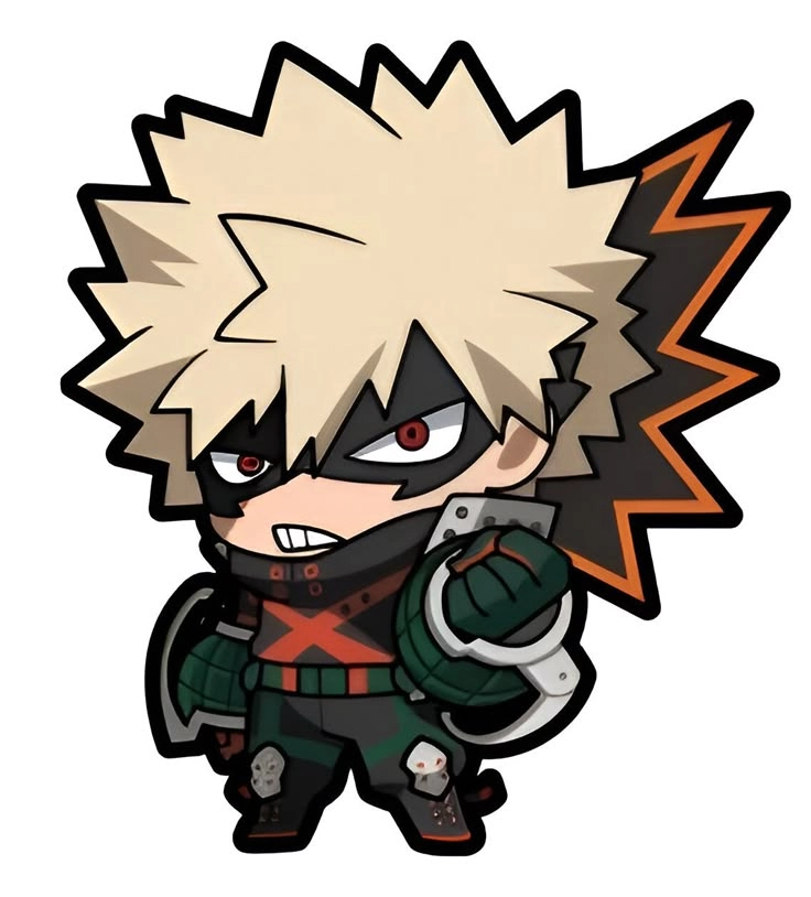 Bakugou chibi phiên bản nhỏ cực kỳ đáng yêu