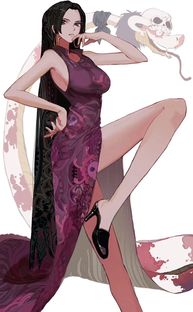 Hình Boa Hancock ngầu thần thái nữ chiến binh