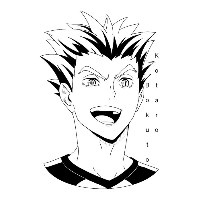 Bokuto Haikyuu là linh hồn của đội bóng Fukurodani