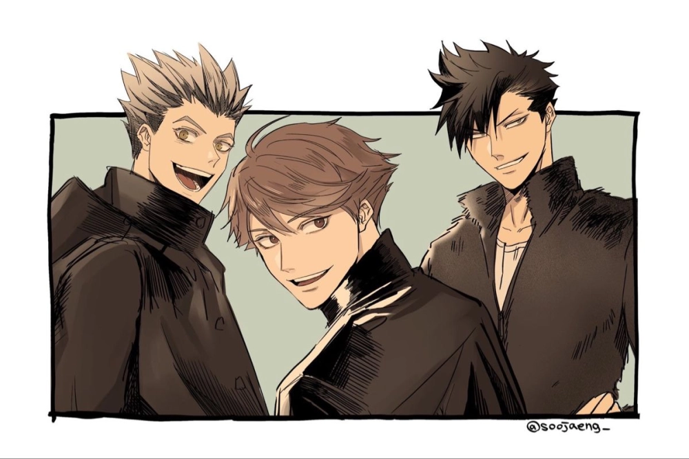 Oikawa x Kuroo x Bokuto tổ hợp điển trai đầy năng lượng