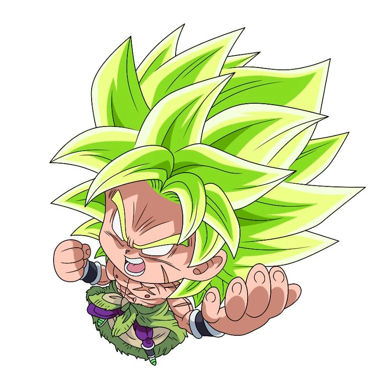 Broly dễ thương khi hóa thân thành phiên bản chibi