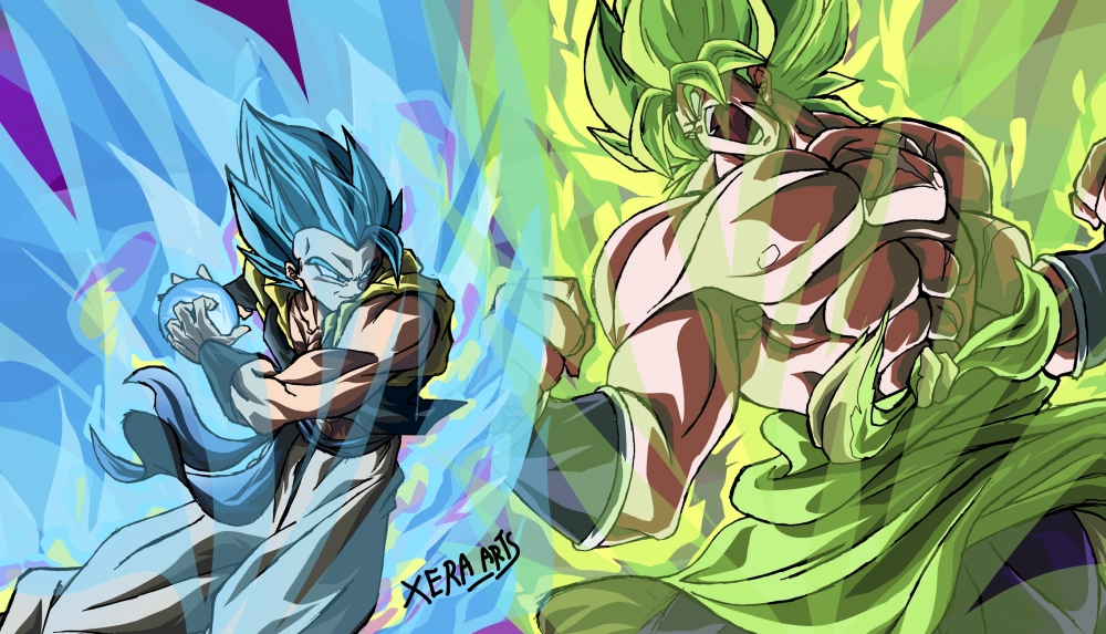 Broly vs Gogeta trận chiến làm nổ tung màn ảnh