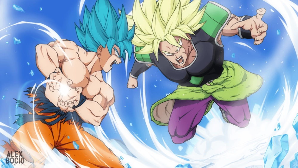 Broly x Goku bộ đôi quyền lực làm rung chuyển thế giới