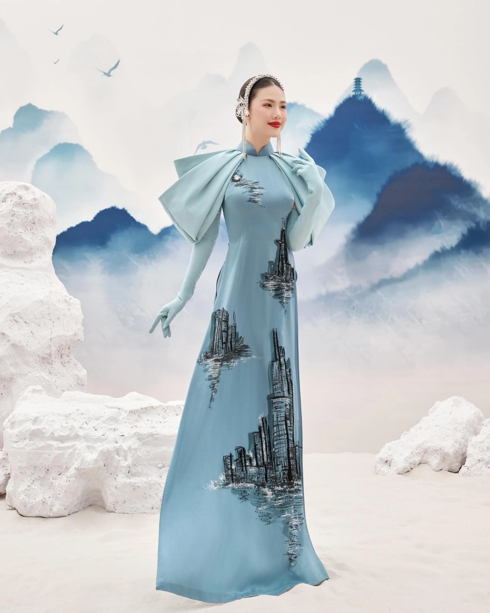 Hội tụ thần thái Á Đông qua gái đẹp Việt