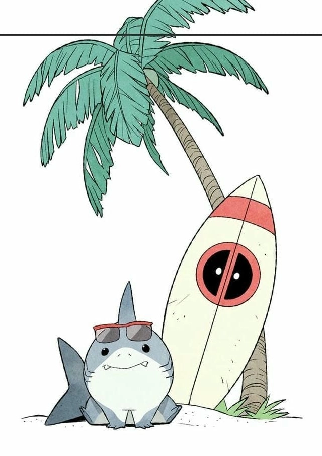 Đổi ngay avatar cá mập chibi ngộ nghĩnh