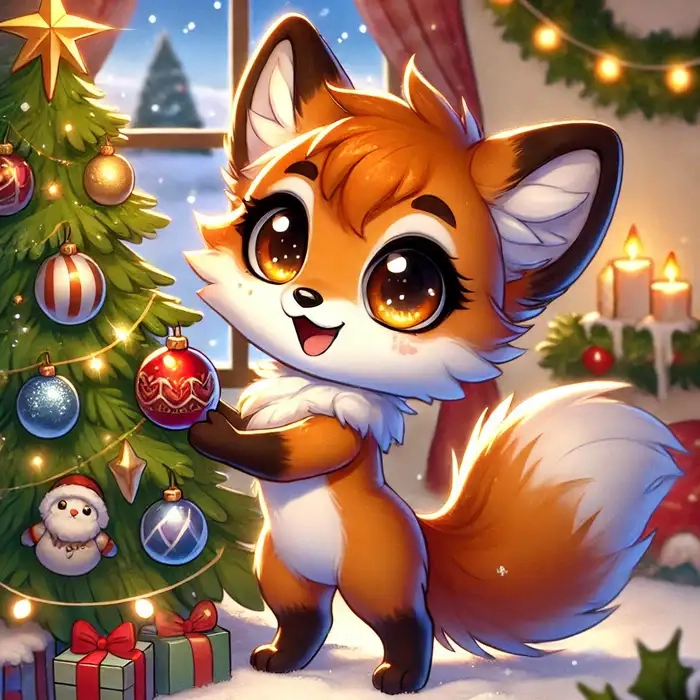 Cập nhật avatar cáo chibi dễ thương