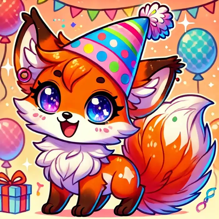 Tải ngay hình cáo chibi cực đẹp