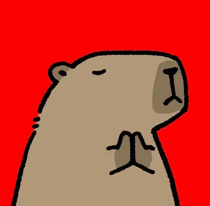 Đặt ngay avatar capybara chibi avatar độc đáo