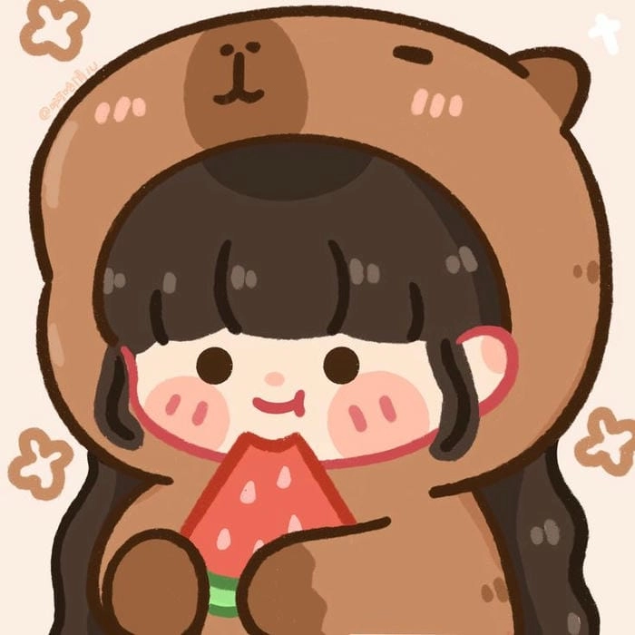 Thử ngay capybara vẽ chibi theo phong cách riêng