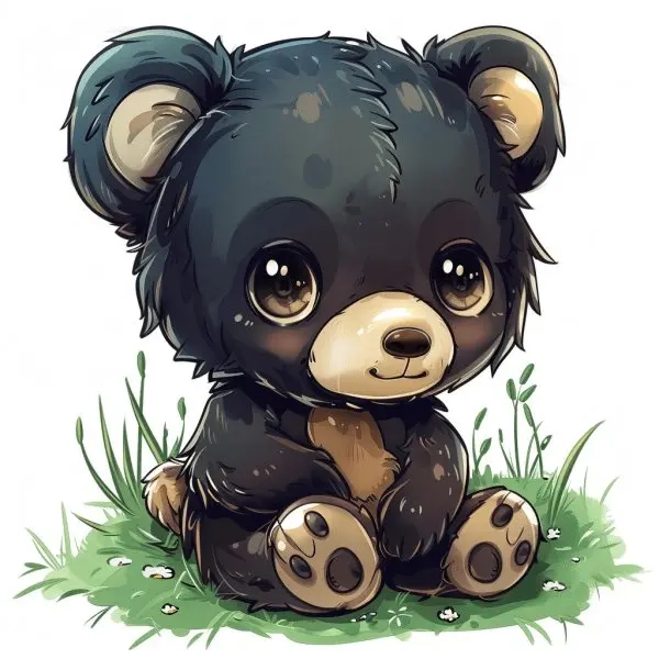 Ngọt ngào cùng hình ảnh chibi avatar gấu cute đôi