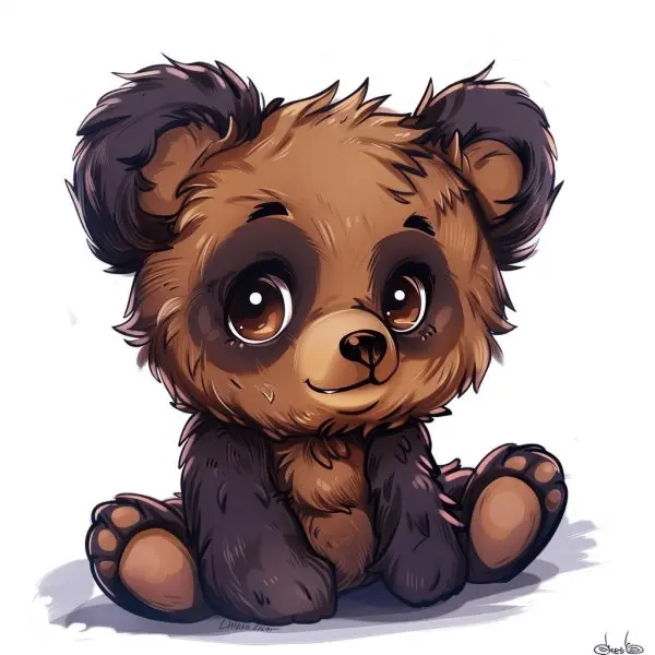 Mê mẩn với chibi avatar gấu trắng cute dễ thương