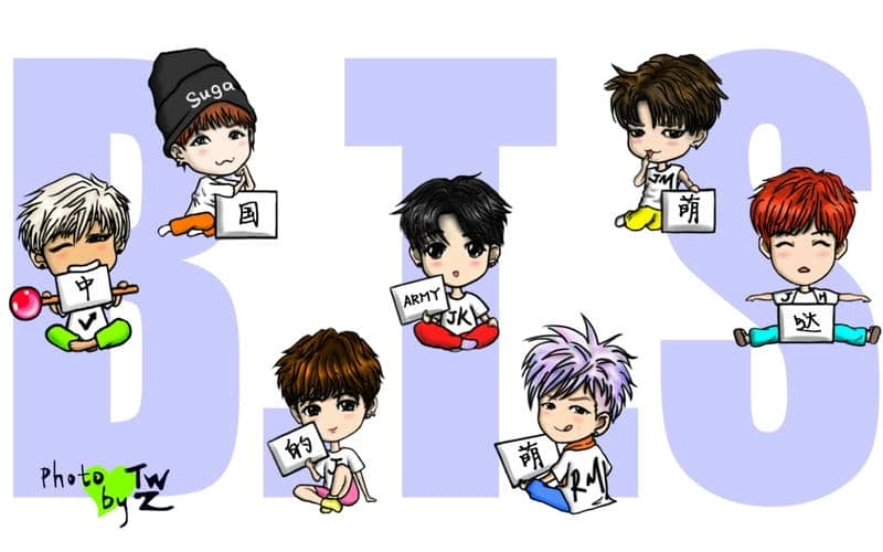 Tạo dấu ấn với avatar bts chibi